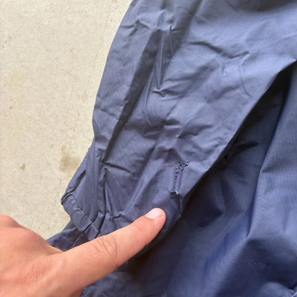 The North Face HyVent Rain Jacket Toddler 4T Navy Blue Waterproof Hooded Coat